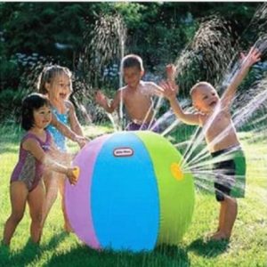 Sprinkler inflatable water ball