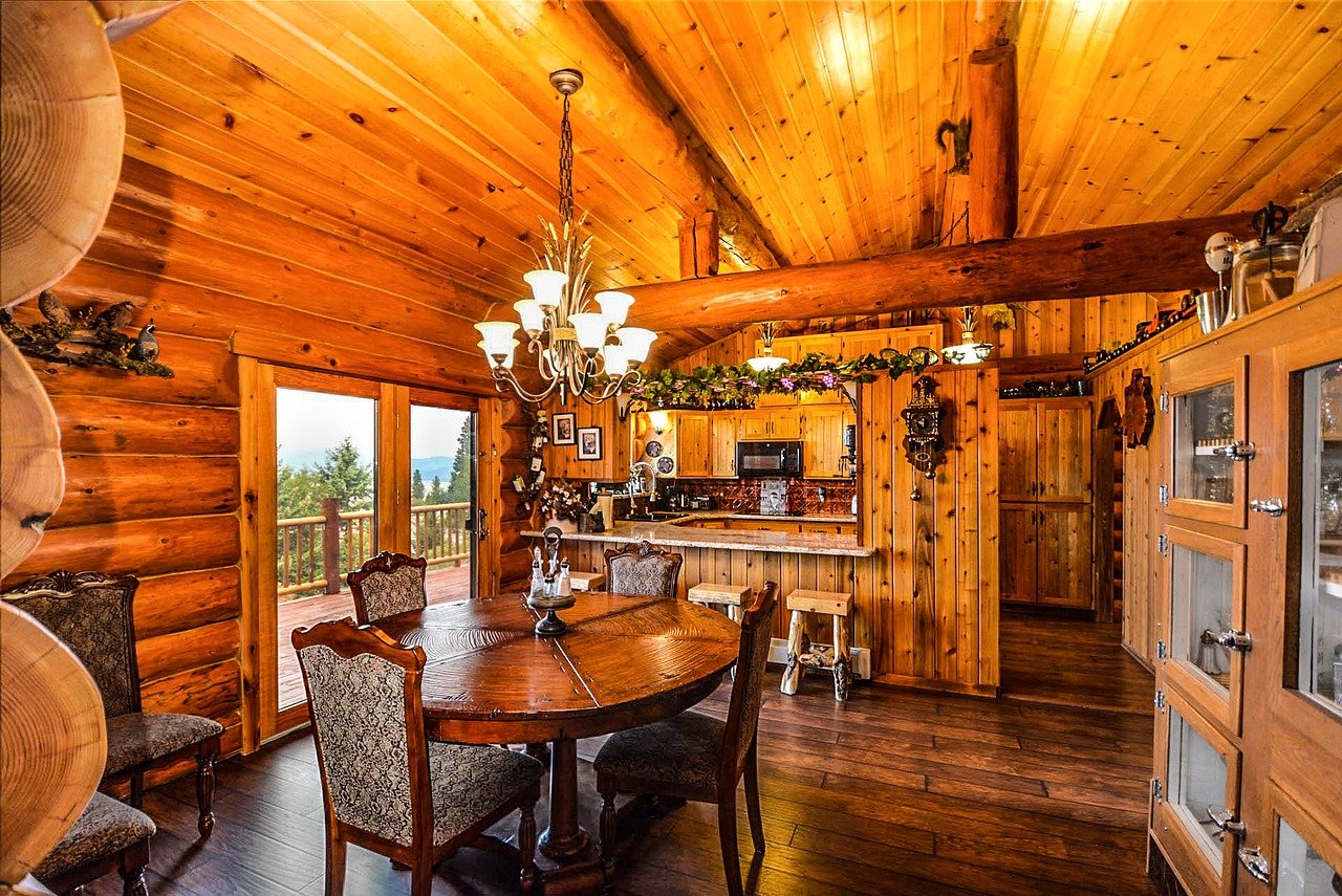 Rustic kitchen in a home