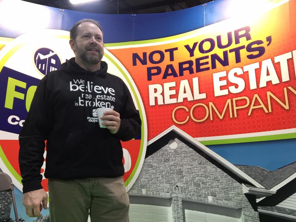 PropertyGuys.com trade show booth not your parents real estate company